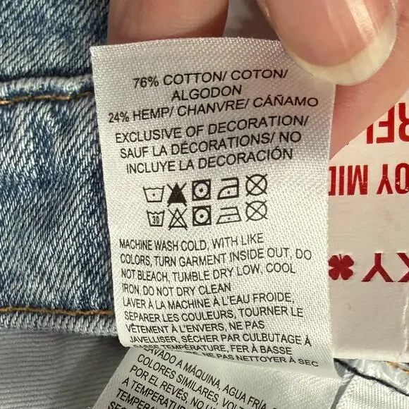 Lucky Brand Women's Mid-Rise Relaxed-Leg Boy Jeans, Easy Like Sunday, 30/10 $99 - Picture 8 of 8